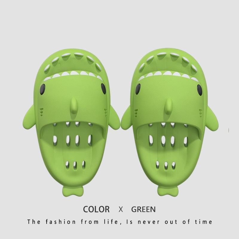 Shark Slippers With Drain Holes