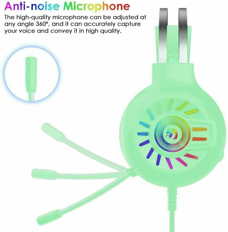 Gaming Headset With Mic for PC Laptop Mac Nintendo PS4 Xbox One