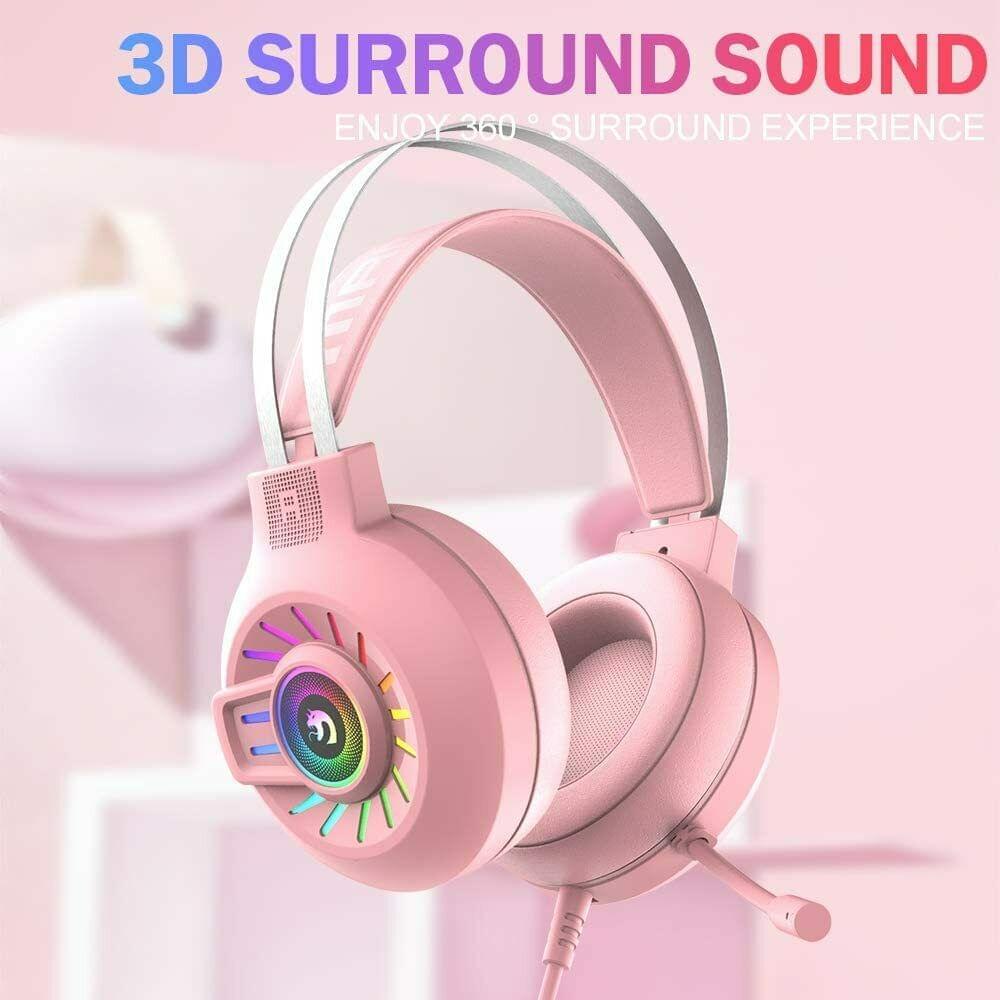 Gaming Headset With Mic for PC Laptop Mac Nintendo PS4 Xbox One