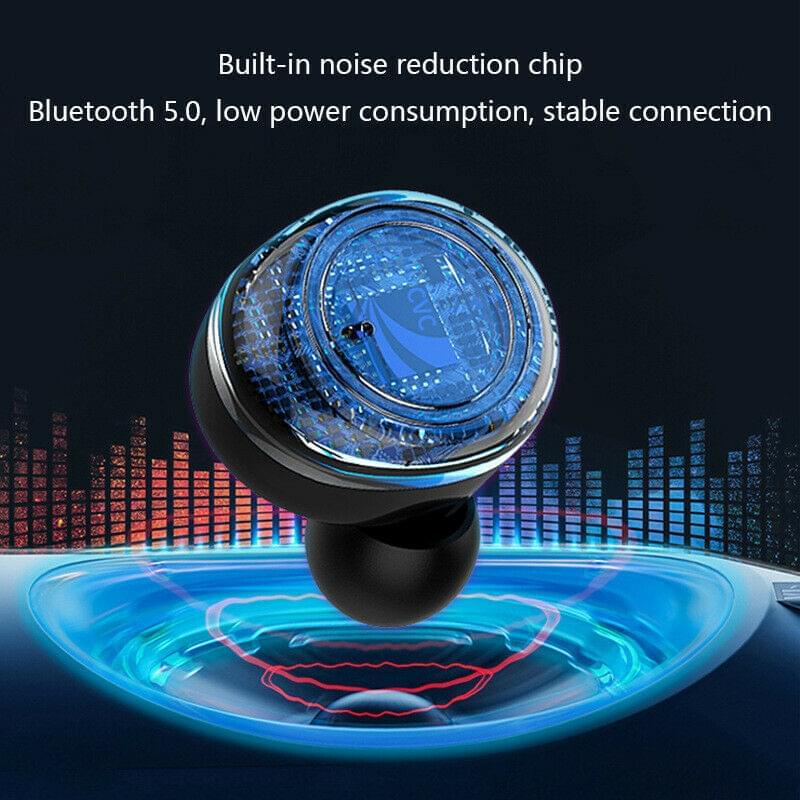 Waterproof Bluetooth 5.0 Wireless Earbuds with Noise Cancelling