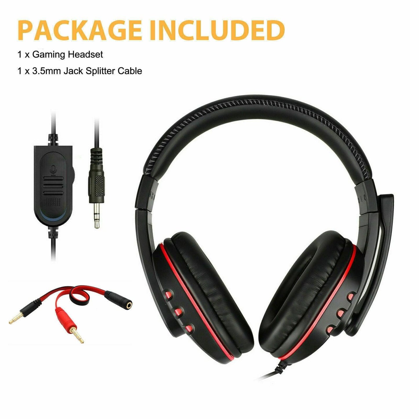 Pro Gamer Headset for PS4 PlayStation 4 Xbox One & PC
