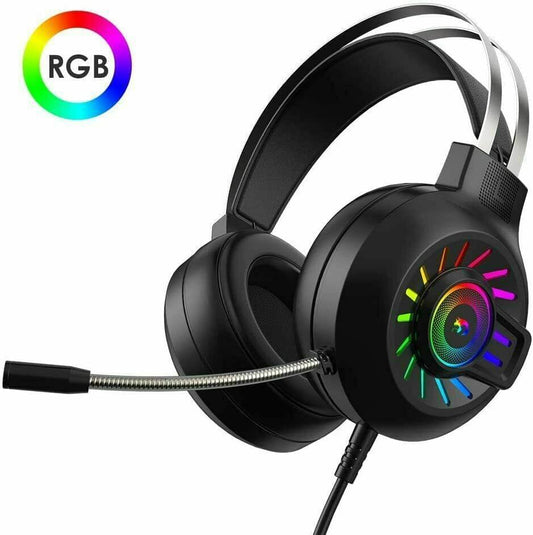 Gaming Headset With Mic for PC Laptop Mac Nintendo PS4 Xbox One