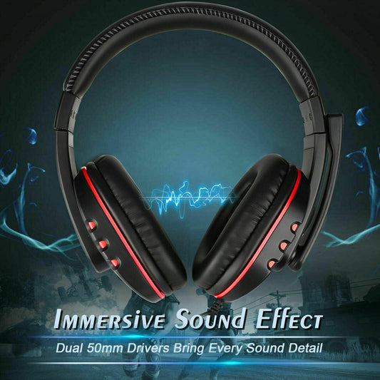 Pro Gamer Headset for PS4 PlayStation 4 Xbox One & PC