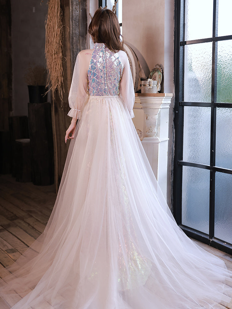 Mermaids Dinner Sequin Evening Dress And Toast