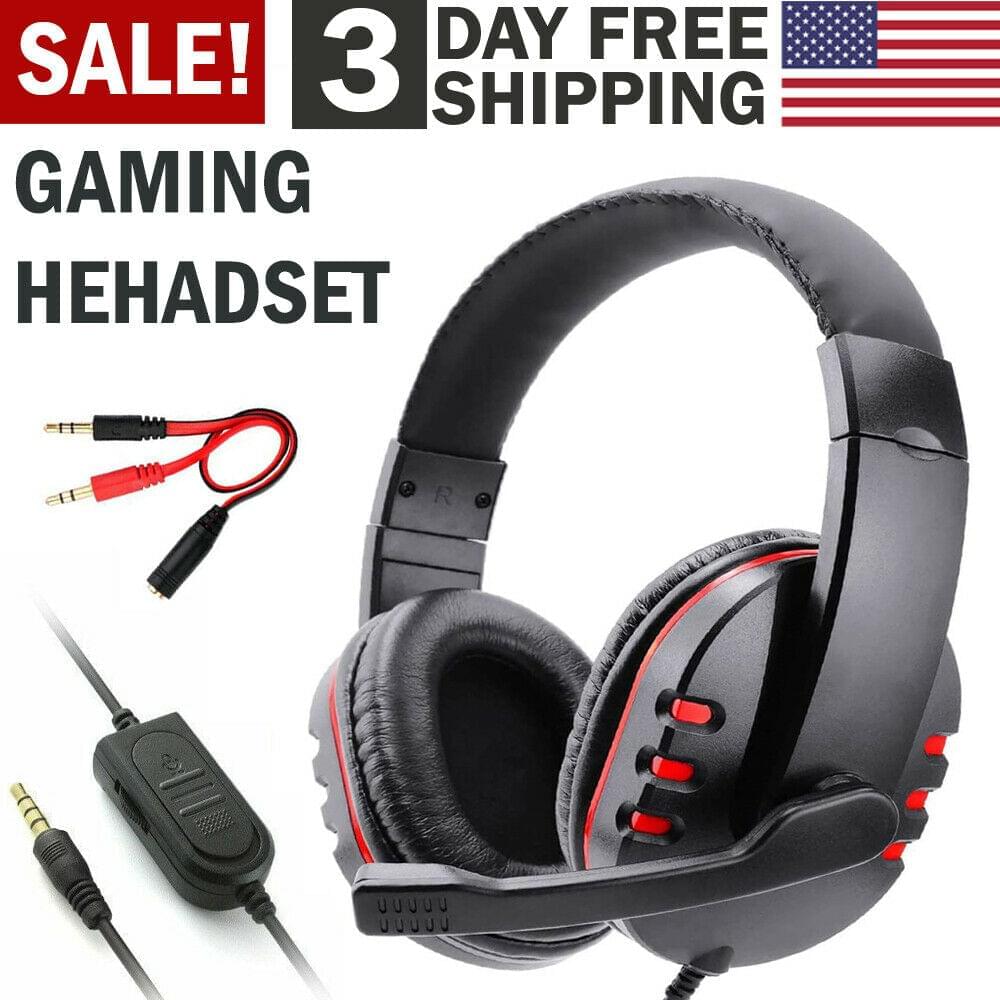 Pro Gamer Headset for PS4 PlayStation 4 Xbox One & PC